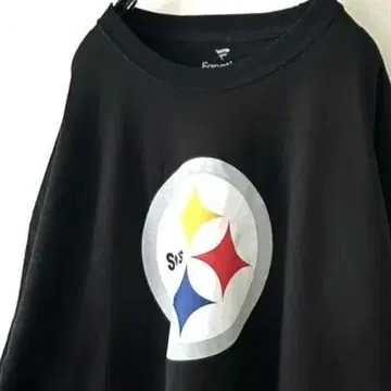 NFL 스틸러스 Steelers 티셔츠 XL 블랙 검정 구제 의류