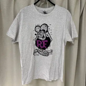 Rat Fink RF 디자인 티셔츠 그레이