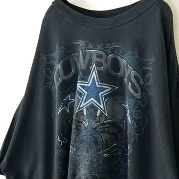 NFL 카우보이스 COWBOYS 티셔츠 XL 블랙 검정 구제 의류