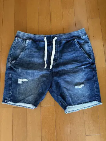 자라 데님 블루 숏 팬츠 M 사이즈