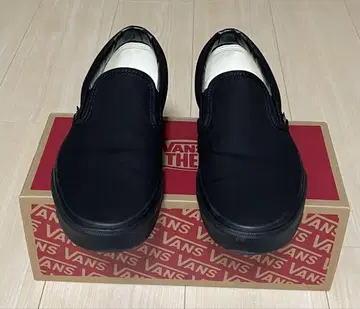VANS 블랙 슬립온 27