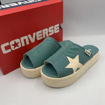 S495 컨버스 통굽 샌들 US4 23cm 스카이블루