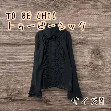 TO BE CHIC 투 비 시크 삼양상회 프릴 셔츠 42