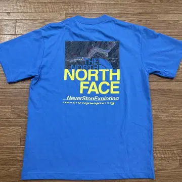 THE NORTH FACE 티셔츠 파랑 반팔 S 사이즈