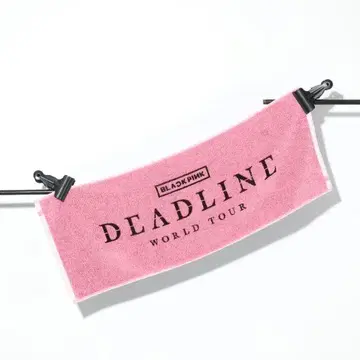 새상품 BLACKPINK DEADLINE 핑크 페이스타월 타월