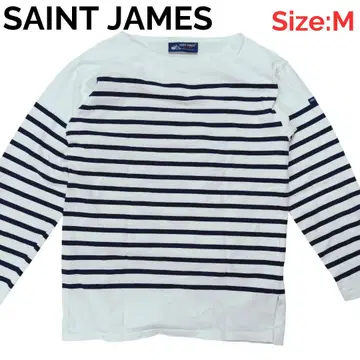 SAINT JAMES 웨쌍 보더 티셔츠 M 상당 프랑스제