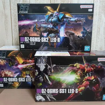 HG 1/144 건담 프라모델 레오스 레온 레오르 3개 세트