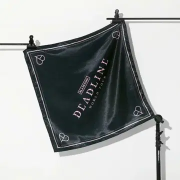 새상품 BLACKPINK DEADLINE 블랙 스카프