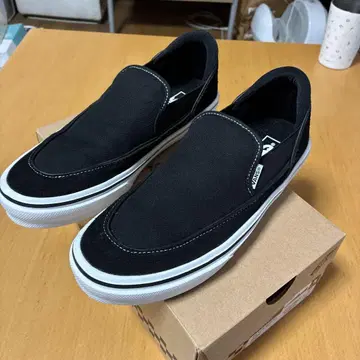 VANS 블랙 슬립온 26cm