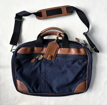 90s L.L.Bean 브리프 케이스 가죽 숄더백 엘엘빈