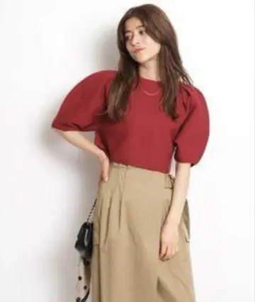 Mystrada 볼륨 슬리브 니트
