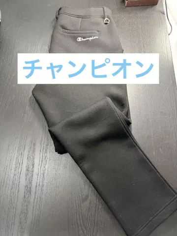챔피온 블랙 롱 팬츠 XL
