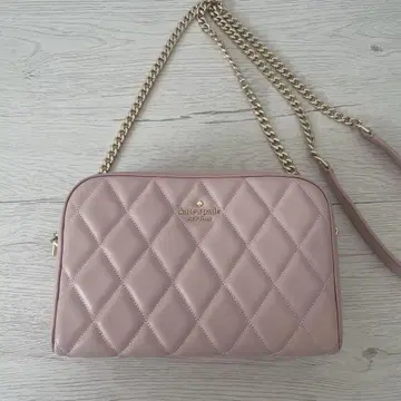가격 인하 가능! kate spade 핑크 퀼팅 숄더백