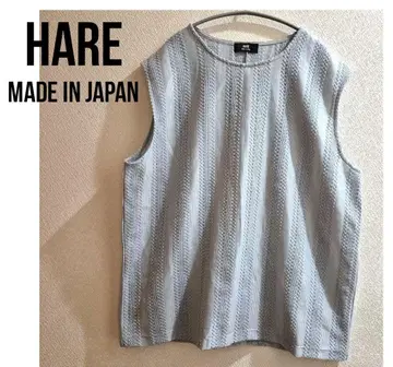 완판템 HARE 스카시 레이스 슬리브리스 티셔츠 SIZE F