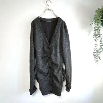 GORGE 골지 가디건 M 사이즈 블랙 계열 롱 가디건