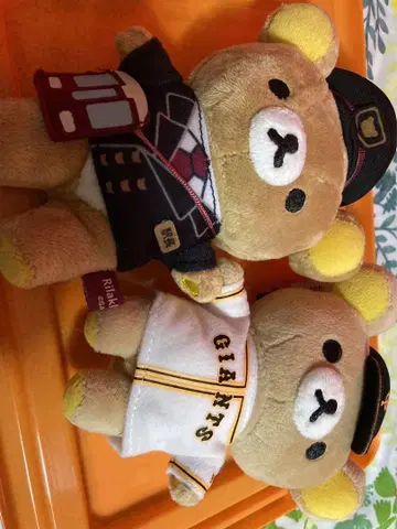 리락쿠마 봉제 인형 한큐 기차 자이언츠