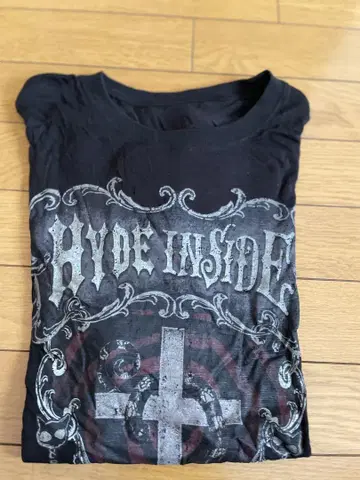 HYDE [INSIDE] LIVE 2024 투어 티셔츠 블랙 XL
