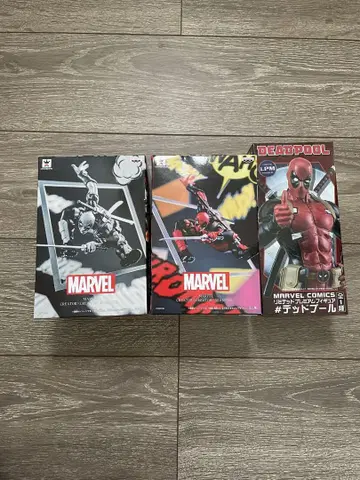 MARVEL 데드풀 피규어 3종 세트