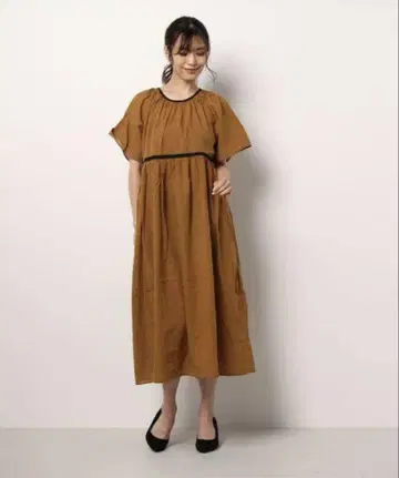 SM2 파이핑 원피스 백 리본 포함