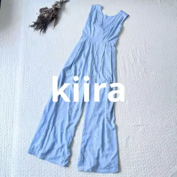 kiira 키이라 럭키 패턴 올인원 라이트 블루 슬리브리스