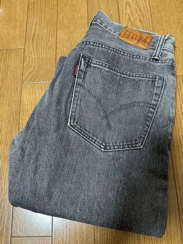 할리우드 랜치 마켓 블랙 스트레이트 데님