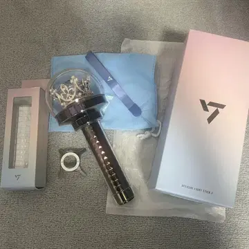 SEVENTEEN 응원봉 ver.3 카라트 막대 데코 반지 세트