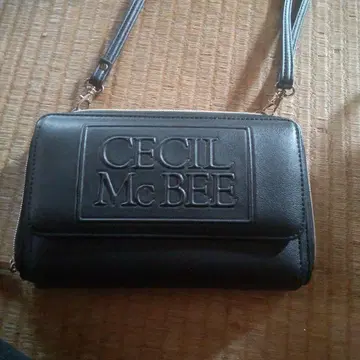 CECI McBEE 스마트폰 숄더백 블랙