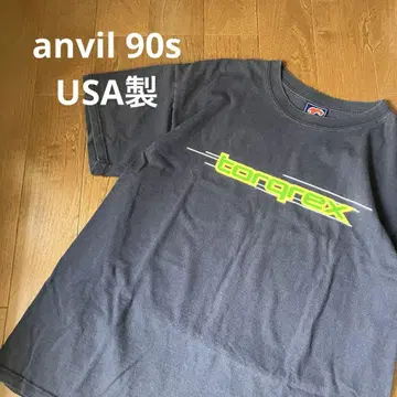 90s-00s anvil USA제 티셔츠 TORQREX 네이비