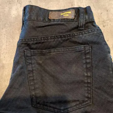 MODERN JEANS 블랙 스트레이트 데님