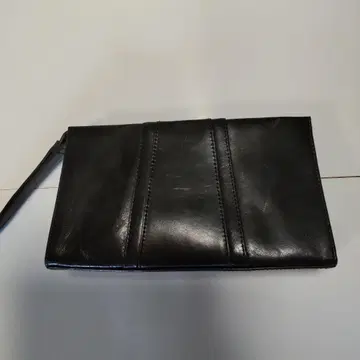 가죽 블랙 파우치