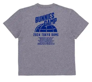 NewJeans BUNNIES CAMP 티셔츠 그레이