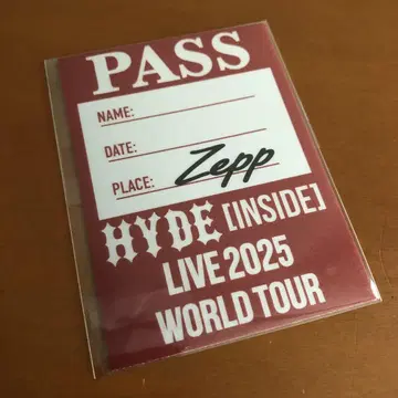 HYDE Zepp 패스 스티커