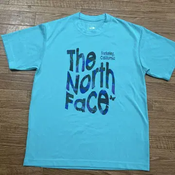 The North Face 그래픽 티셔츠 M 스카이블루 반팔