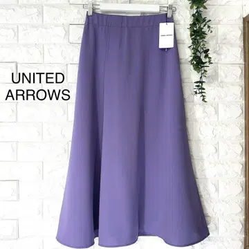 새상품 UNITED ARROWS 롱 플레어 스커트 유나이티드 애로우즈