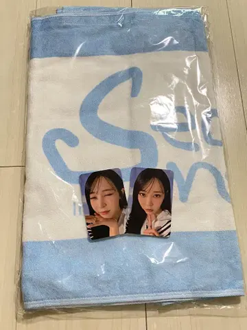 문별 팬 콘서트 후드 부착 타월