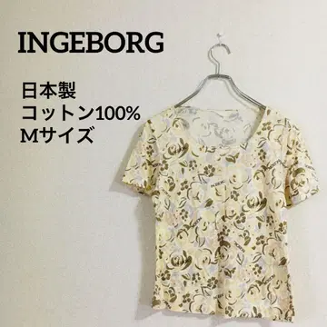 INGEBORG 잉게보그 티셔츠 컷소 [M] 일본제 코튼 100