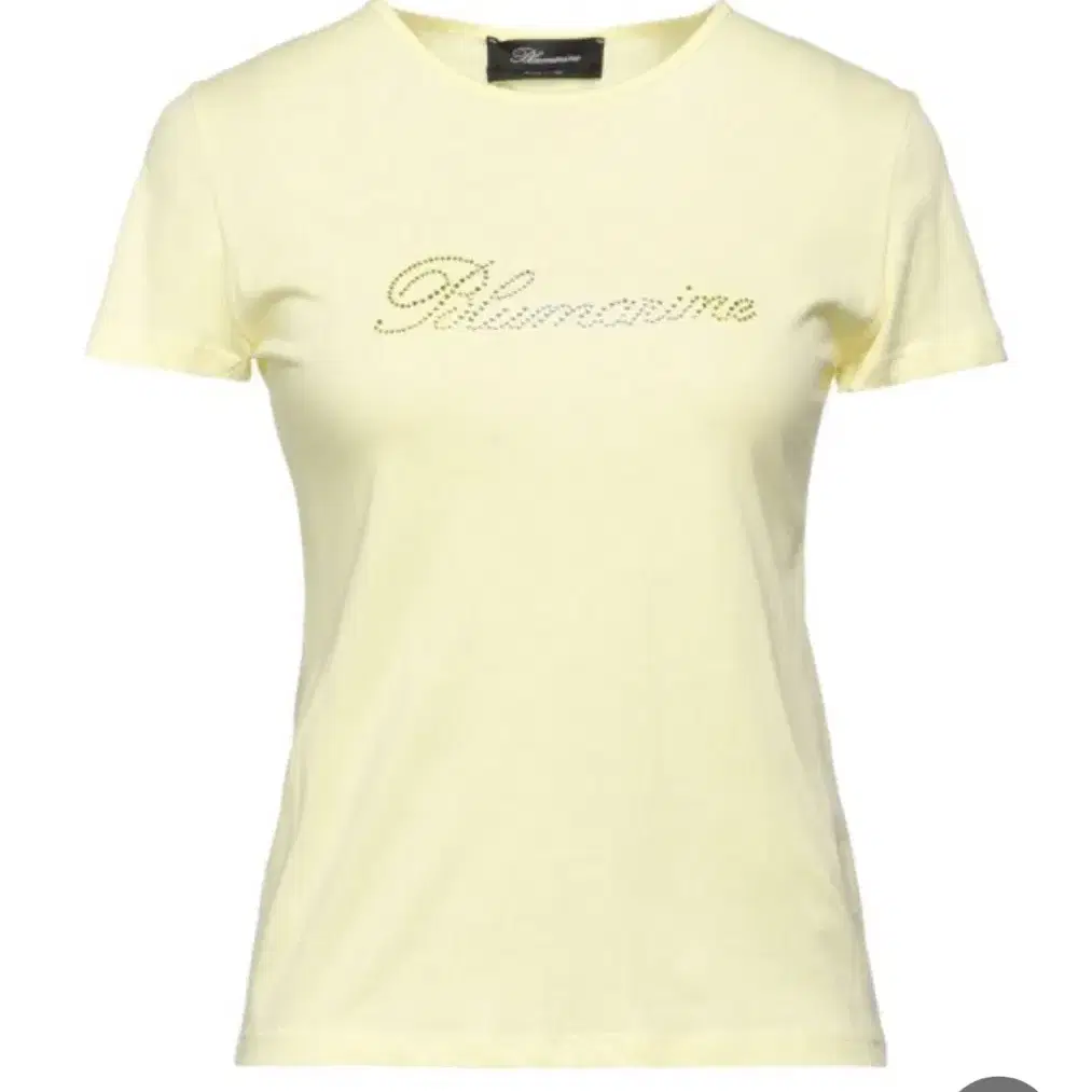 Blumarine Short Sleeve T-Shirt Lemon Color on Bunjang Global