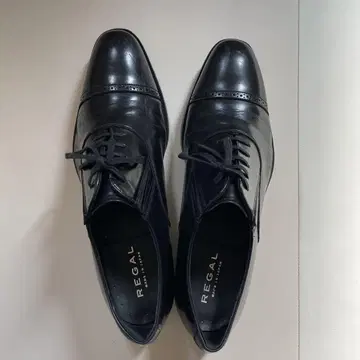 REGAL 블랙 가죽 신발 27cm