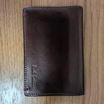 폴스미스 브라운 가죽 명함지갑