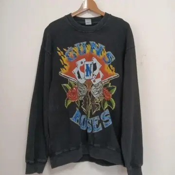 VINTAGE 스트릿 GUNSNROSES 밴딩 맨투맨