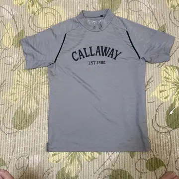 CALLAWAY 모크넥 셔츠 그레이