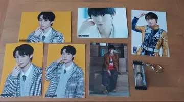 BUDDiiS HARUKI 사인 포함 브로마이드와 캔디 키링