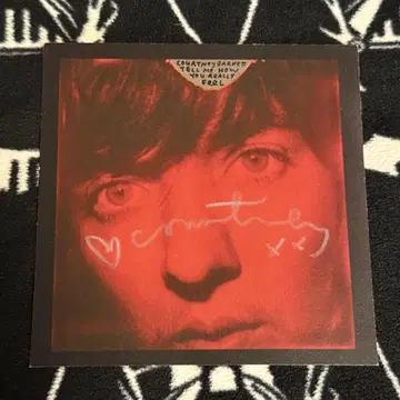 코트니 바넷 친필 사인 아트 카드 Courtney Barnett