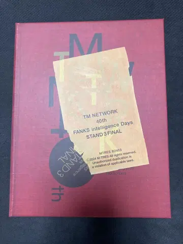 TM Network 블루레이 40th 초회 한정판
