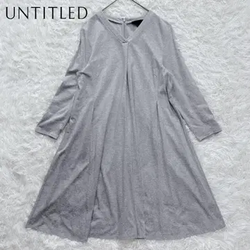 UNTITLED 언타이틀 플레어 원피스 XL 루즈한 사이즈 세탁 가능