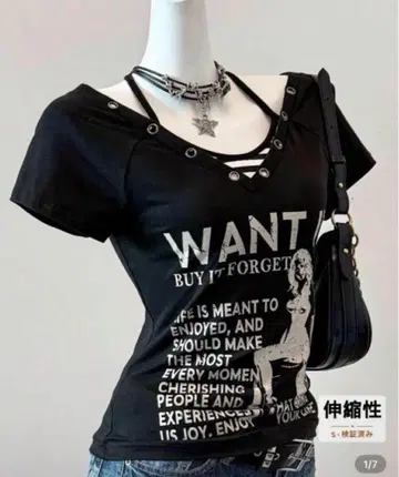 Y2K 셔츠 체크 피치 T 헤이세이 갸루 그런지 펑크 록 서브컬쳐
