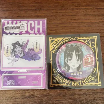 WITCH WATCH 위치 워치 미야오 네무 아크릴 스탠드 캔뱃지