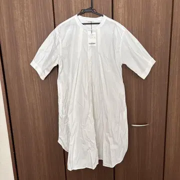 화이트 셔츠 원피스 LL 사이즈