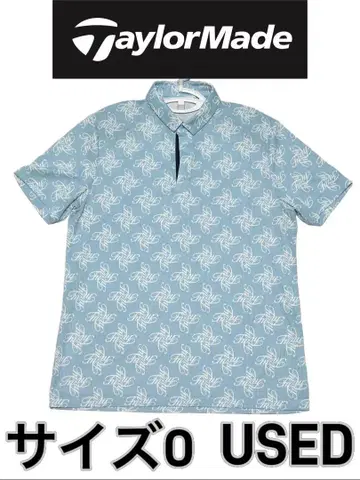 TaylorMade 테일러메이드 패턴 셔츠 사이즈 0 USED