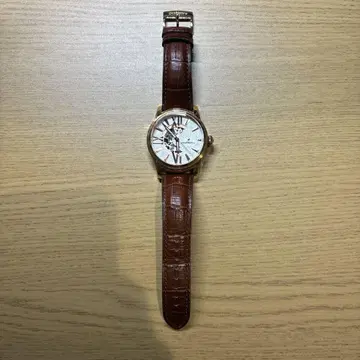 Orobianco 오토매틱 시계 화이트/브라운 OR-0011N